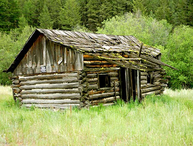 Image for article titled Secluded Cabin In Woods Filled With Big Plans For America