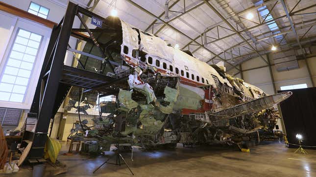 Image for article titled The NTSB Will Destroy The Wreckage Of TWA Flight 800