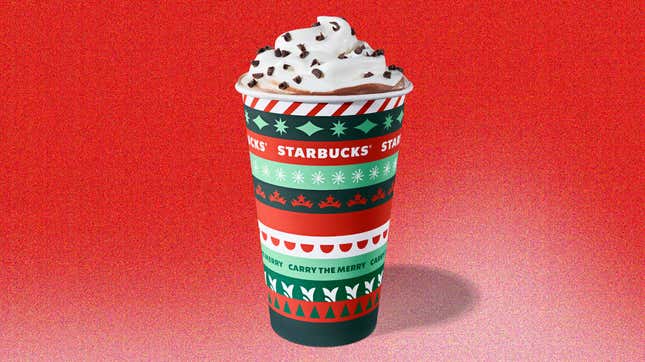 Image for article titled Get a Free Reusable Holiday Cup With Your Starbucks Order Today