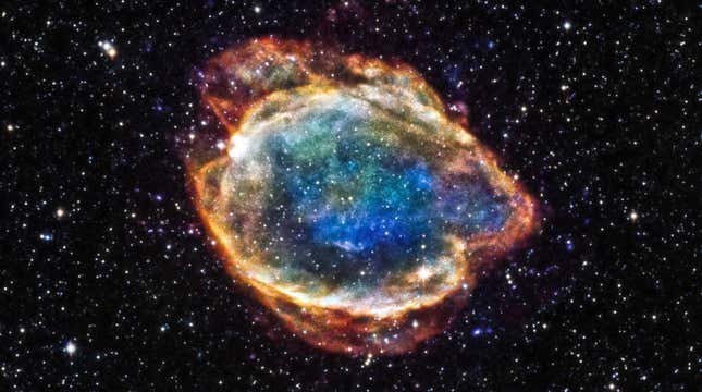 The remnants of a Type 1a supernova