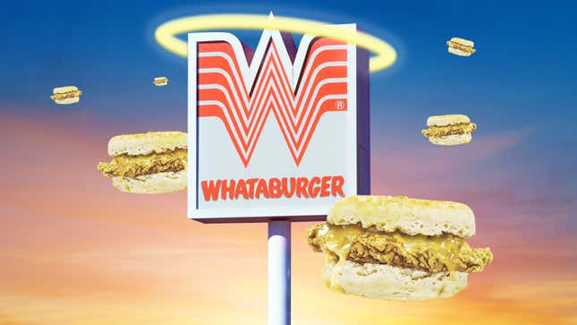 Image for article titled Is Whataburger’s Honey Butter Chicken Biscuit an achievement, a mistake, or a holy mystery?