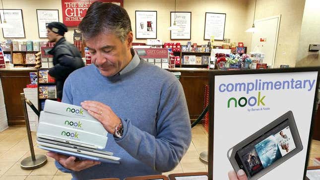 Image for article titled Desperate Barnes & Noble To Give Unlimited Free Tablets To Anyone Who Walks In Store