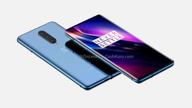 Imagen para el artículo titulado Se filtra el supuesto diseño del OnePlus 8 a meses de su presentación