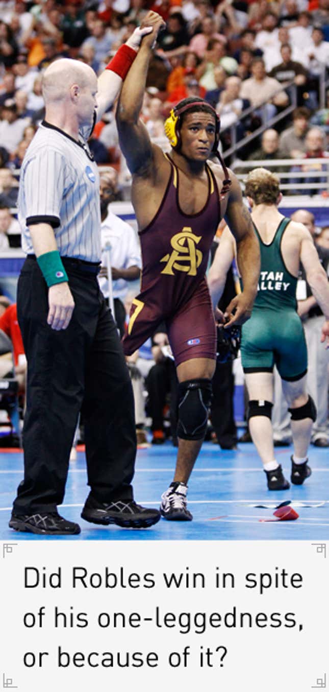 Image for article titled The One-Legged Wrestler Who Conquered His Sport, Then Left It Behind