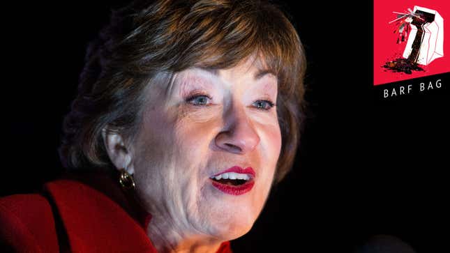 Image for article titled Please Read This Incredible Op-Ed Full of Sentences by Susan Collins