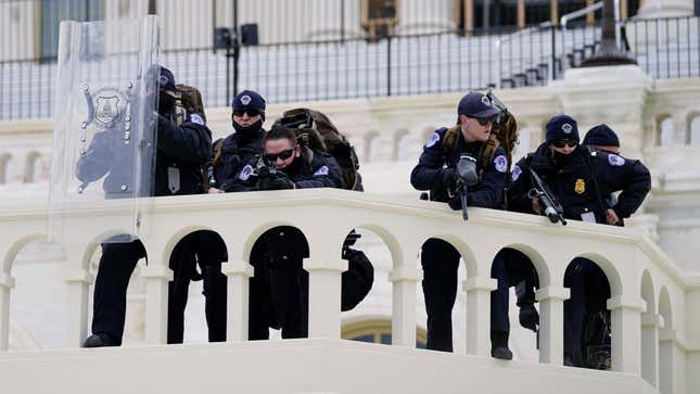 Image for article titled White Extremists Sought Murders of Politicians and Cops After Capitol Siege