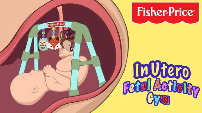 Image for article titled Fisher-Price Releases New In Utero Fetal Activity Gym