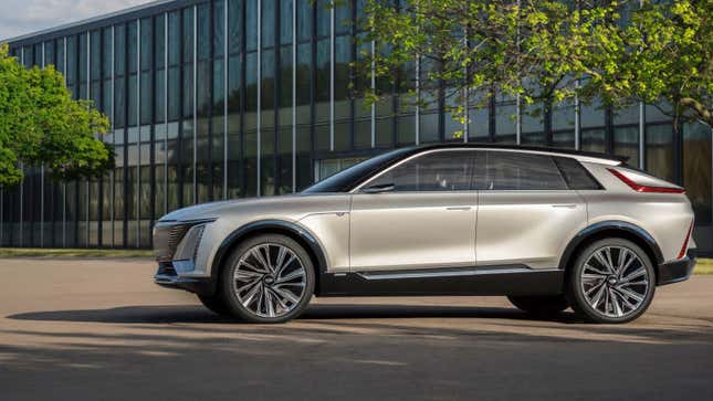Image for article titled The Cadillac Lyriq EV Reveal Only Shows How Far Behind Cadillac Really Is
