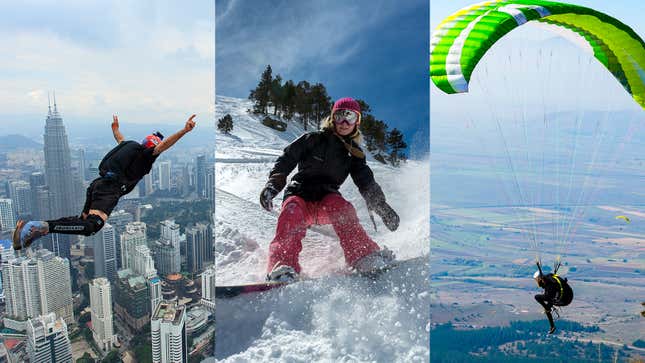 Image for article titled Facebook Bans Thousands Of Snowboarders, Base Jumpers In Crackdown On ‘Dangerous’ Accounts