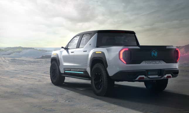 Imagen para el artículo titulado Esta nueva pick-up eléctrica de hidrógeno tiene una autonomía de hasta 1.000 kilómetros por carga