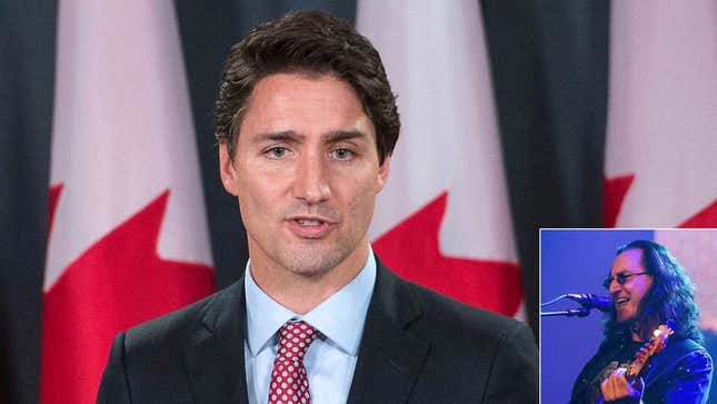 Canadian Prime Minster Justin Trudeau.