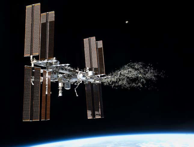Image for article titled ISS Dumps Payload Of Urine-Filled Soda Bottles That Have Accumulated Over Past Year