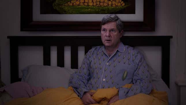 At one point during the nightmare, Vilsack thought he had woken up, only to see that his wife sleeping next to him was a piece of rotten corn on the cob.