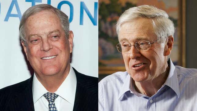Image for article titled Koch Brothers Encouraging Youth To Make Voices Heard By Registering Super PAC