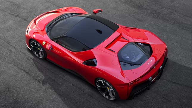 Imagen para el artículo titulado Ferrari dice que nunca será un fabricante 100% eléctrico