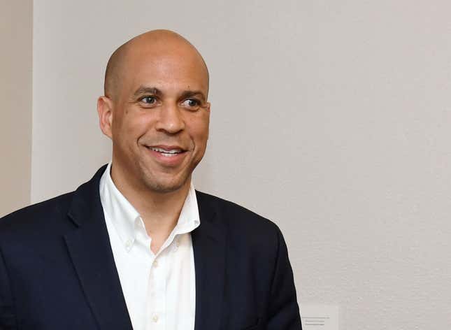 Image for article titled Sen. Cory Booker Is Leading All Democratic Presidential Hopefuls in This Category, and It&#39;s a Good Look for Him