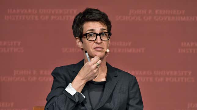 Image for article titled Rachel Maddow enters quarantine after exposure to &quot;close contact&quot; who tested positive for COVID-19