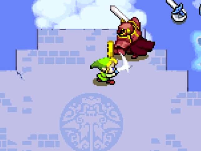 Image for article titled The Brilliant Use of Verticality in Minish Cap’s Palace of Winds