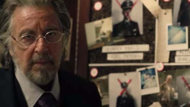 Here's your first look at Jordan Peele and Al Pacino's Nazi-hunting show, <i>Hunters</i>