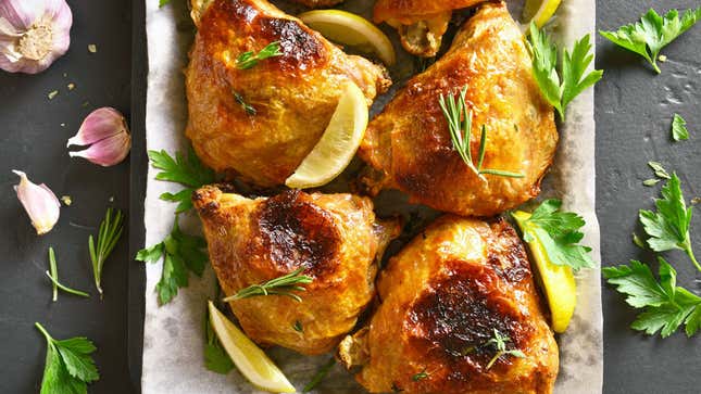 Image for article titled You Should Always Buy Bone-In Chicken Thighs