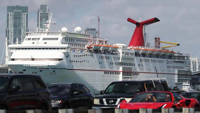 Image for article titled Carnival Cruise Ships Keep Dumping Plastic Crap Into the Ocean