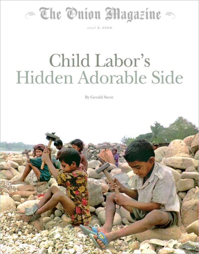 Image for article titled Child Labor&#39;s Hidden Adorable Side