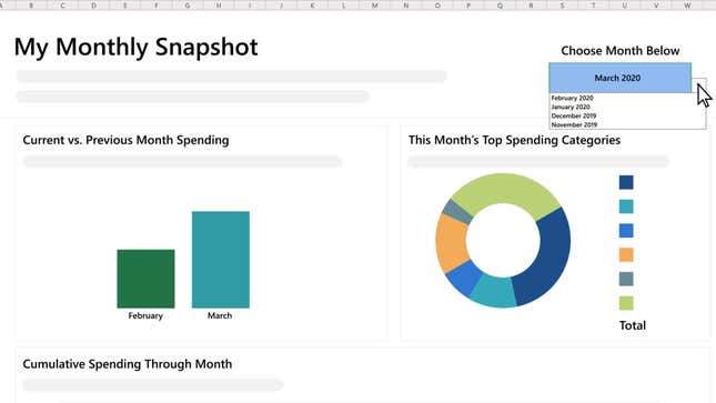 Image for article titled Track Your Spending with Microsoft&#39;s New &#39;Money&#39; Template for Excel
