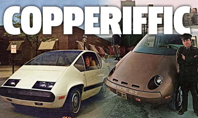 Image for article titled Once, Big Copper Built Some Amazing Electric Cars
