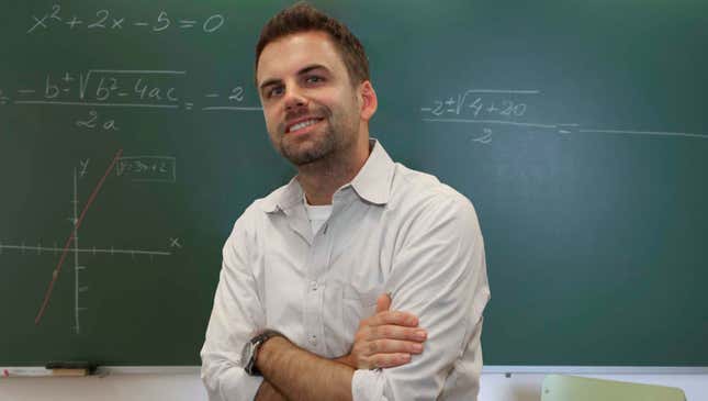Image for article titled Teacher Hoping Students Can Tell He Was Once Popular