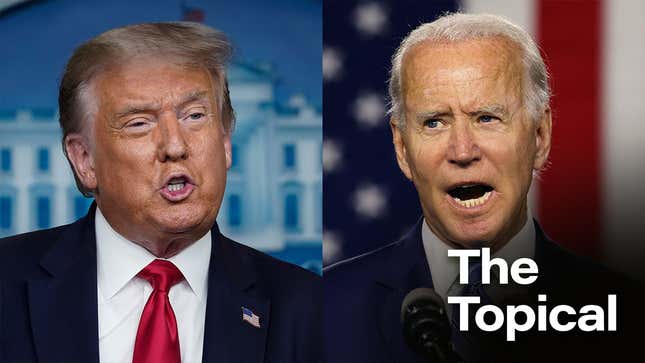 Image for article titled Trump, Biden Campaigns Unveil Bold New Mouth Sounds