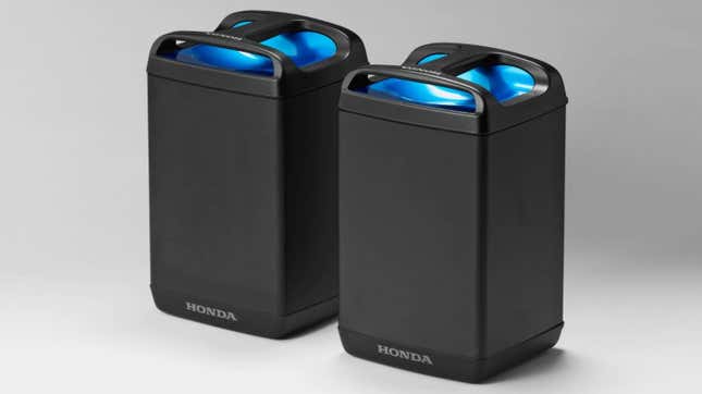 Image for article titled Honda, Yamaha, KTM, And Piaggio Are Working Together On Standardized Swappable Electric Motorcycle Batteries