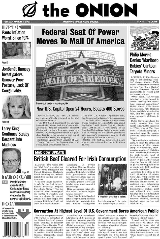 Image for article titled March 4, 1997