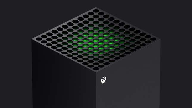 The top of the Xbox Series X.