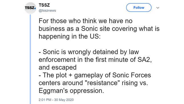 Sonic Fan Closes After 21 Years Following Very Bad Black Lives