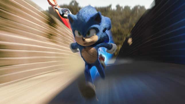 Sonic runs Into the Hedgehog-verse