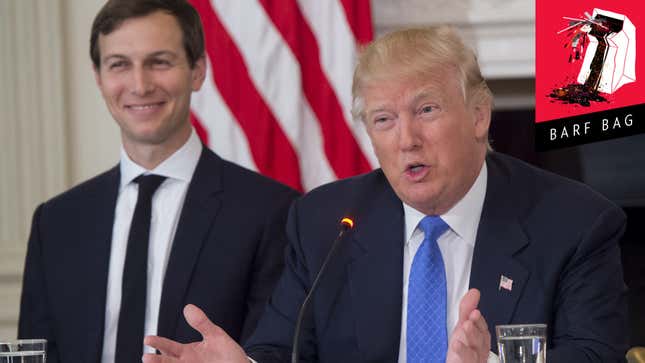 Image for article titled President Trump Reportedly Regrets Pandering to The Blacks™, Listening To Jared Kushner&#39;s &#39;Woke Shit&#39;