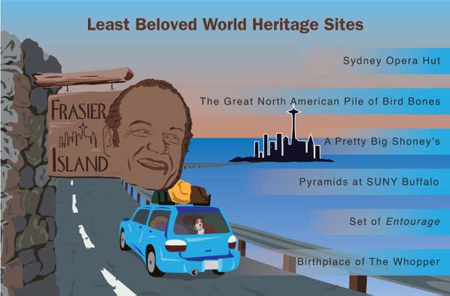 Image for article titled Least Beloved World Heritage Sites