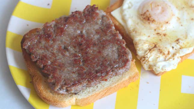 Image for article titled Shape Your Breakfast Sausage to Fit Your Bread