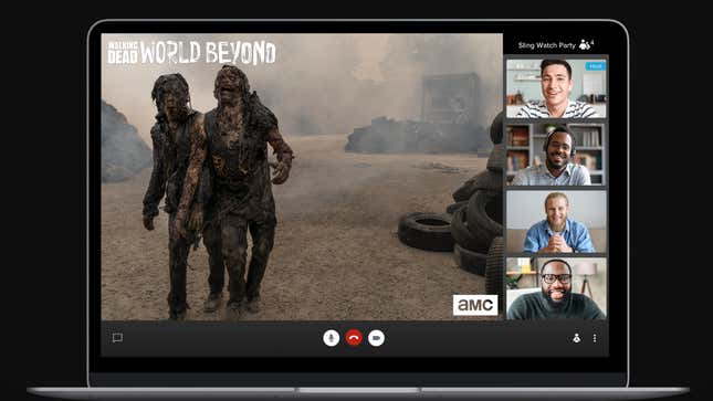 Image for article titled Sling TV Is Rolling Out Its Very Own Watch Party Feature