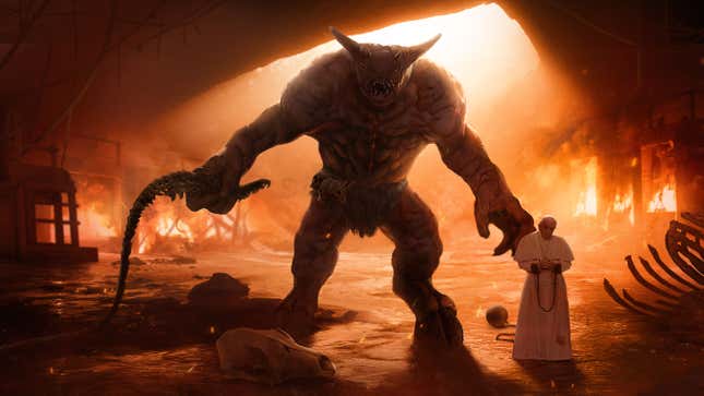 Image for article titled Pope Francis Gets Self Thrown Into Hell As Part Of Plot To Take Down High-Level Demon Ring