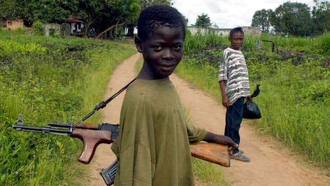 Image for article titled 8 INSANELY CUTE Child Soldiers
