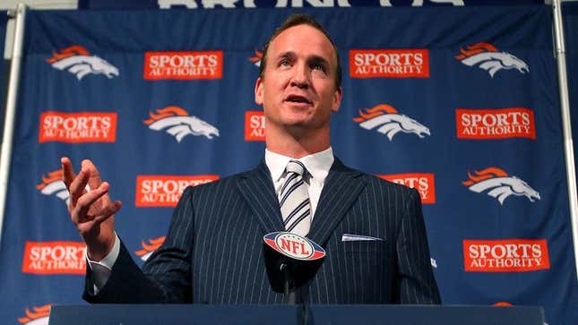 Image for article titled Peyton Manning Comes Out As Gay For Football