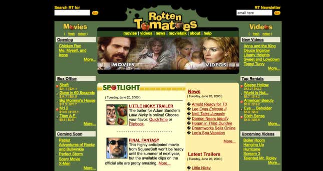 Image for article titled 100 Websites That Shaped the Internet as We Know It