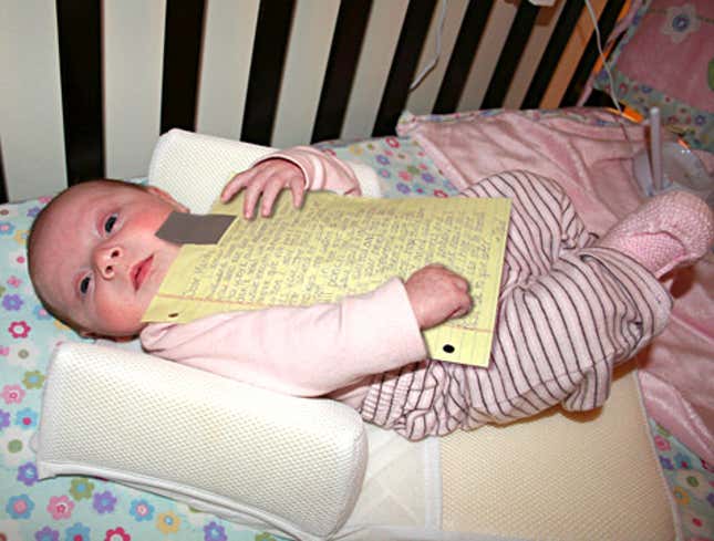 Image for article titled Breakup Letter Taped To Baby
