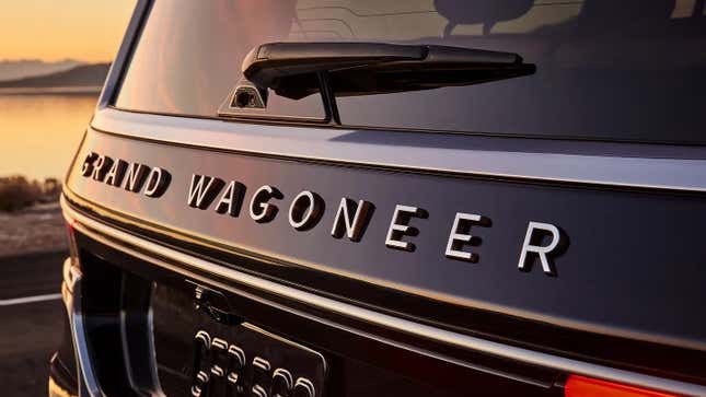 Image for article titled Here&#39;s The Jeep Grand Wagoneer Font Take Nobody Asked For