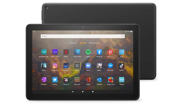 Imagen para el artículo titulado Amazon pone a la venta una nueva tablet Fire HD de 10 pulgadas, su alternativa barata al iPad