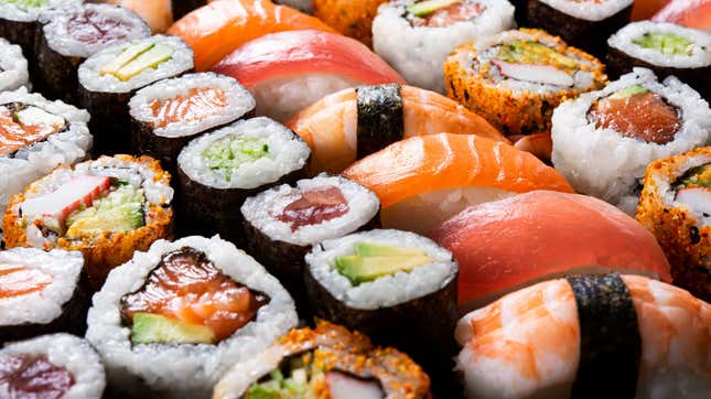 Image for article titled How to survive an all-you-can-eat sushi buffet
