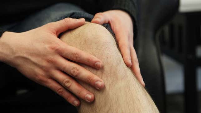 Image for article titled Area Man's Knee Making Weird Sound