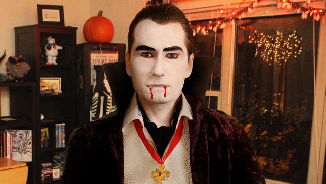 Image for article titled Man Exhausted After Having To Explain Halloween Costume For Umpteenth Time