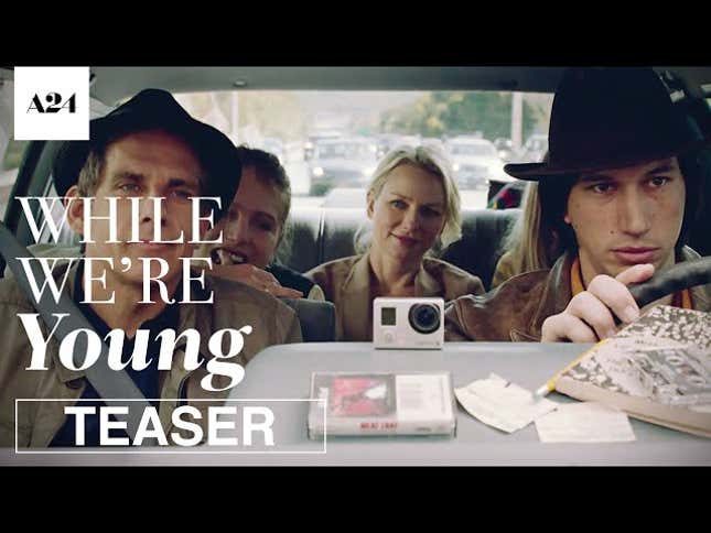 Ben Stiller is an old guy trying to act cool in the trailer for Noah Baumbach’s <i>While We’re Young</i>